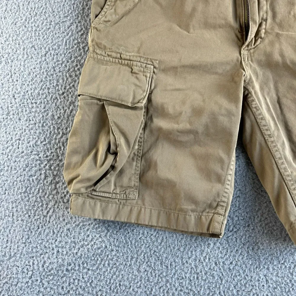 J.CREW Shorts Mens 31 Beige‎ Cargo Stanton Adjustable Military Outdoor Workwear